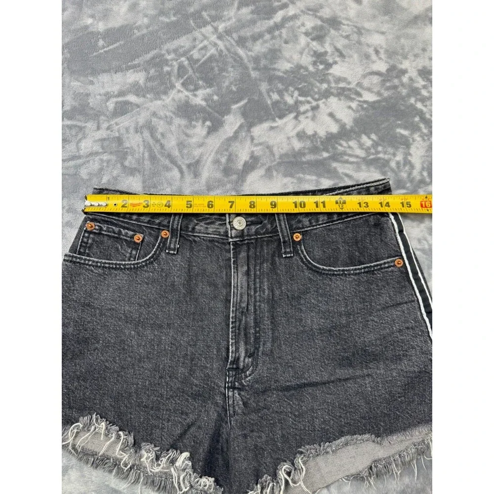 Abercrombie & Fitch Denim Shorts Size 26/2 Annie High Rise Distressed Cut Off